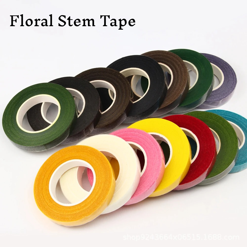 The Florist Supply - Self-Adhesive Green Floral Tape for Artificial
