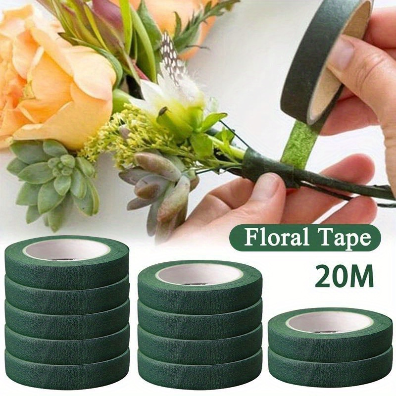 The Florist Supply - Floriculture Tape Self-adhesive Bouquet Floral Stem