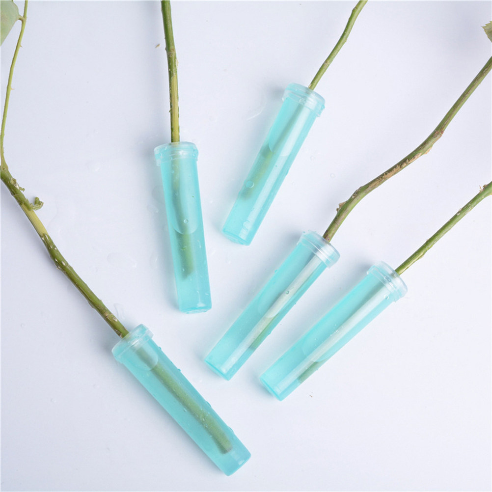 20Pcs Floral Water Tubes 4.1x1 - Stem Extender Tube ulasan dan harga