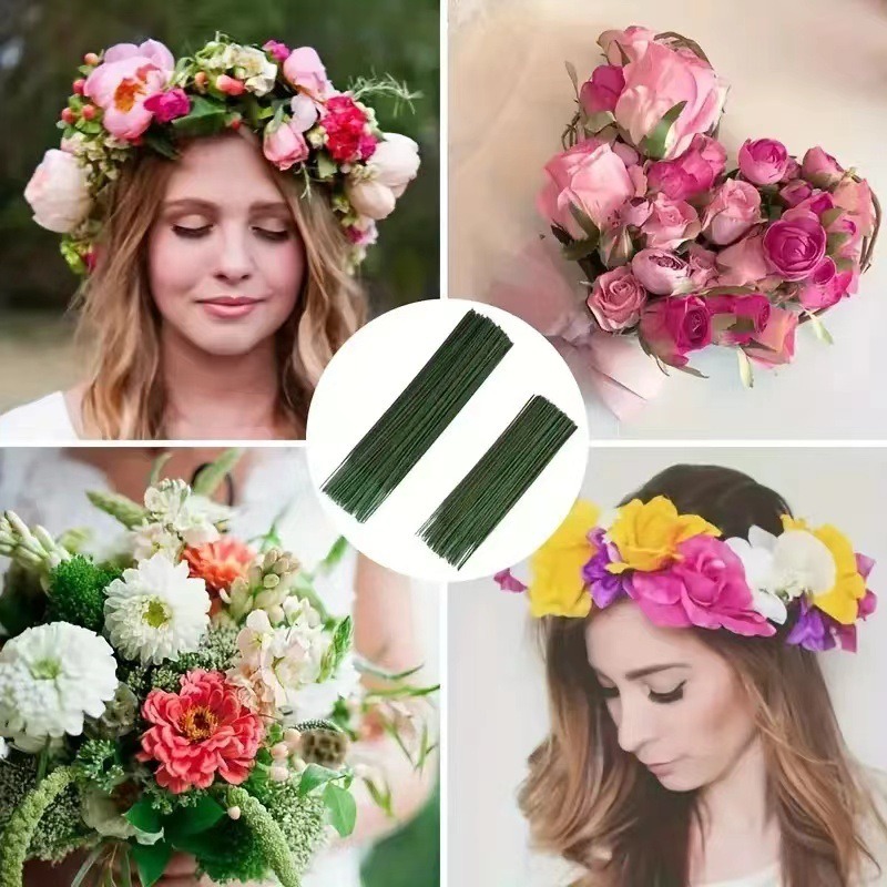 100 Pieces Floral Stem,Artific - Florist Wreath Supply ulasan dan harga