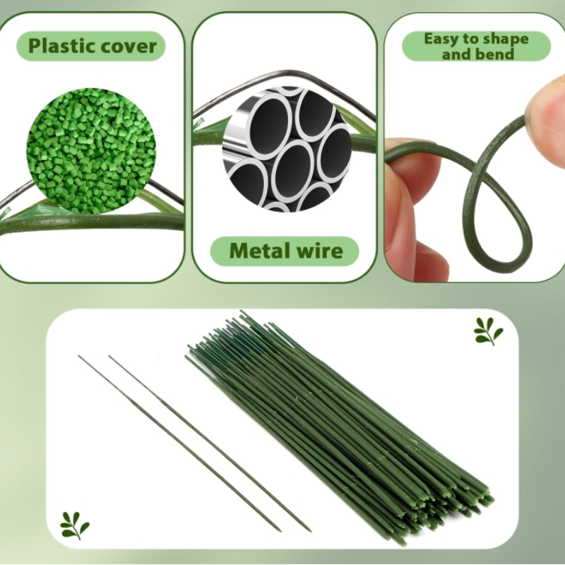 100 Pieces Floral Stem,Artific - Florist Wreath Supply ulasan dan harga
