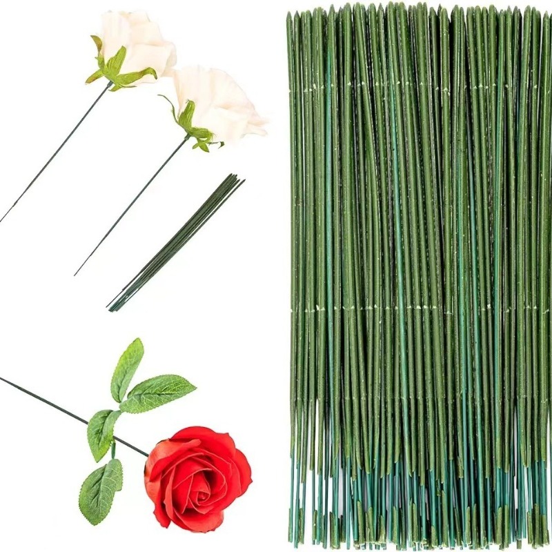 100 Pieces Floral Stem,Artific - Florist Wreath Supply ulasan dan harga