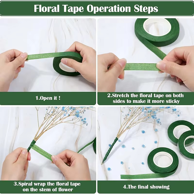 20Yards Green Bouquet Floral T - The Florist Supply ulasan dan harga