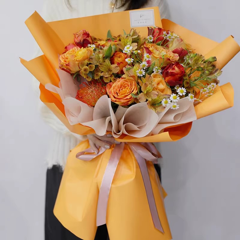 Korean Style Solid Color Paper - The Florist Supply ulasan dan harga