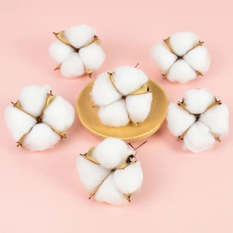 10Pcs White Cotton Florist Sup - Florist Wreath Supply ulasan dan harga