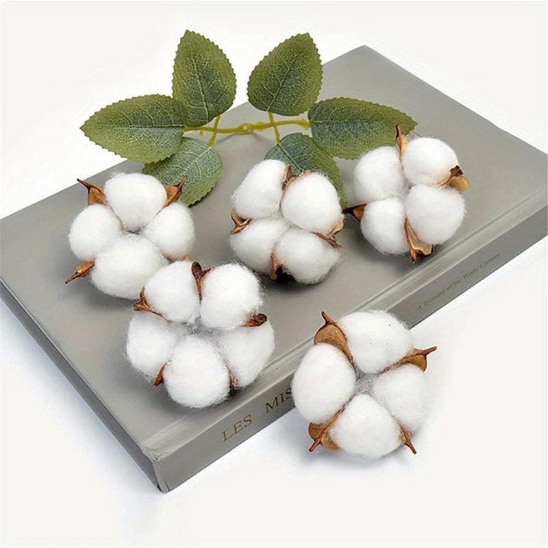 10Pcs White Cotton Florist Sup - Florist Wreath Supply ulasan dan harga