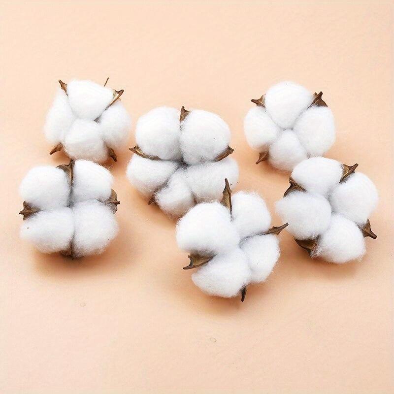 10Pcs White Cotton Florist Sup - Florist Wreath Supply ulasan dan harga