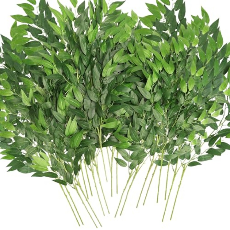 Artificial Italian Ruscus ery  - Ruscus Stem Faux ulasan dan harga