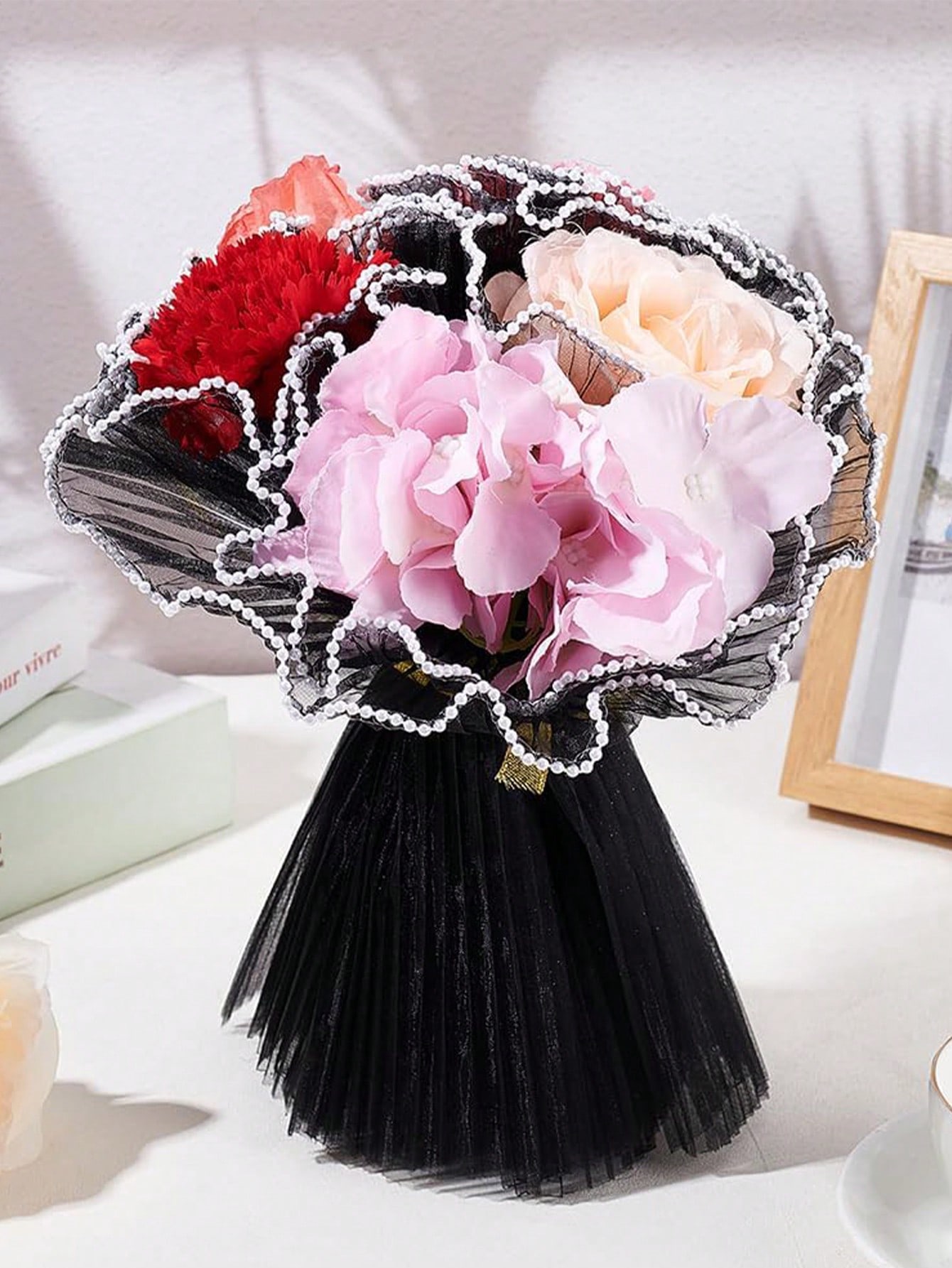 4Yards Faux Pearl Edge Flower  - The Florist Supply ulasan dan harga
