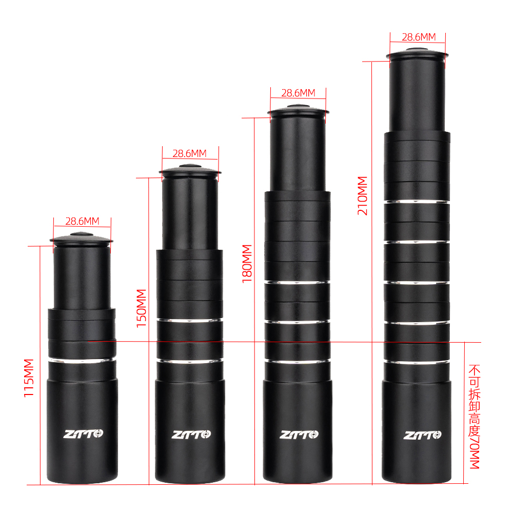 ZTTO Bicycle Fork Stem Height  - Stem Extender Tube ulasan dan harga