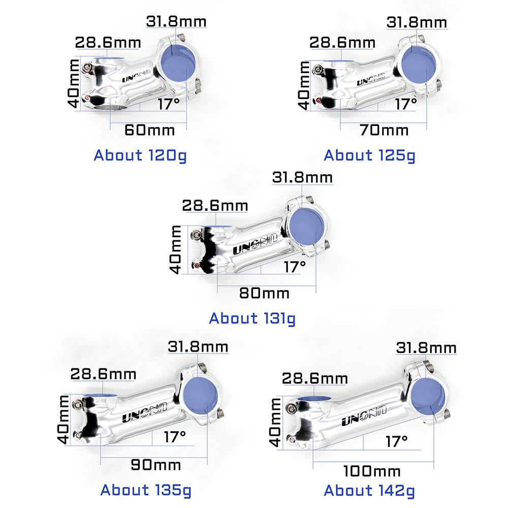 UNO Road Bike Stem 17 Degree M - Stem Extender Tube ulasan dan harga