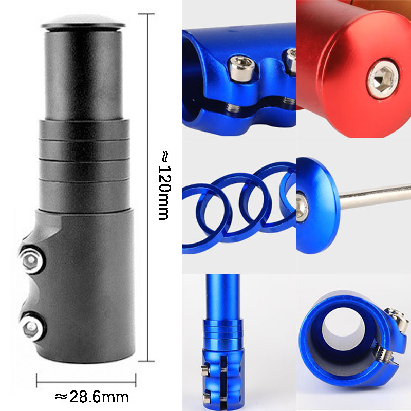 Aluminum Alloy Bicycle Front F - Stem Extender Tube ulasan dan harga